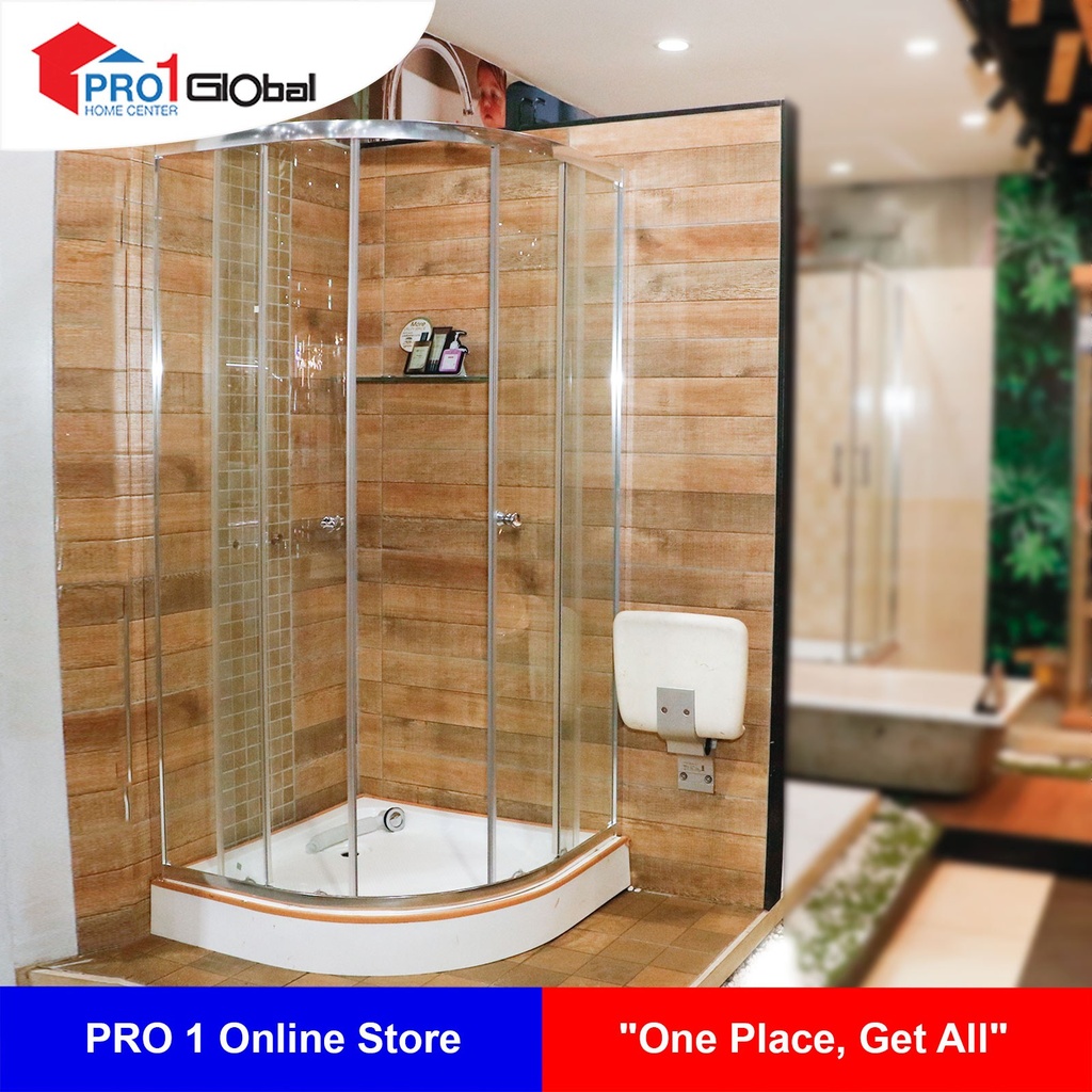 [2000000313627] AOCLEAR Shower Enclosure Curve A-1201-C (900x900x1950)mm