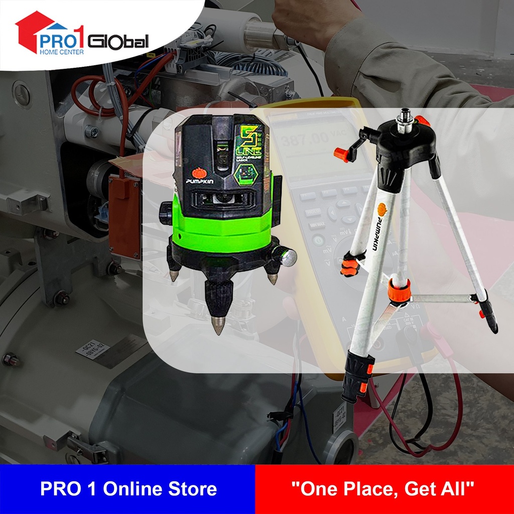 [8859274111880] PUMPKIN Laser Level Green Line 28259 PTT-LSSL