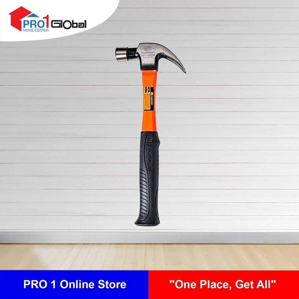 [6943913163810] PUMPKIN Claw Hammer Fiber Glass Handle 27MM
