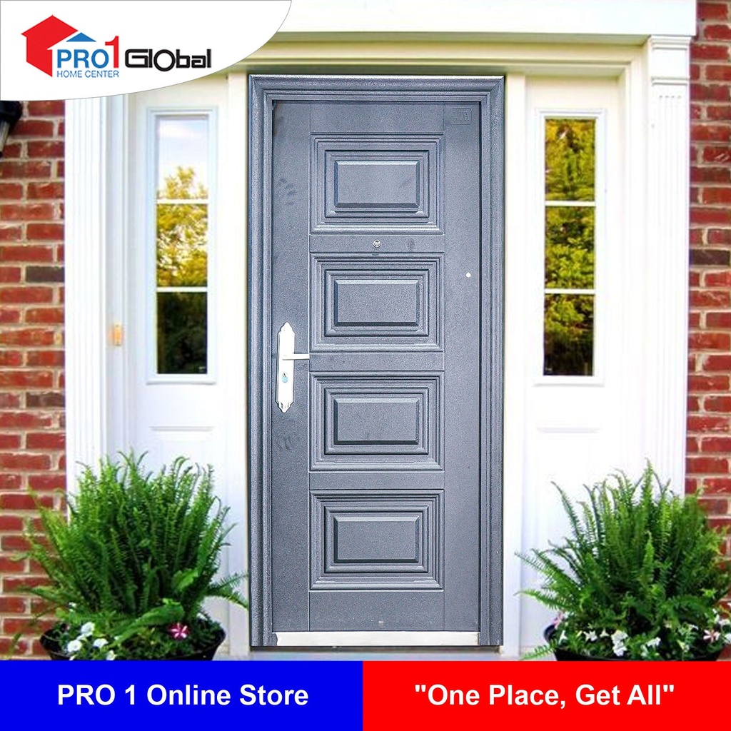 [2000000339955] HERO Steel Door H003 (Stand) 2050 × 960 × 50 MM (RHI) 0.5 / 1MM