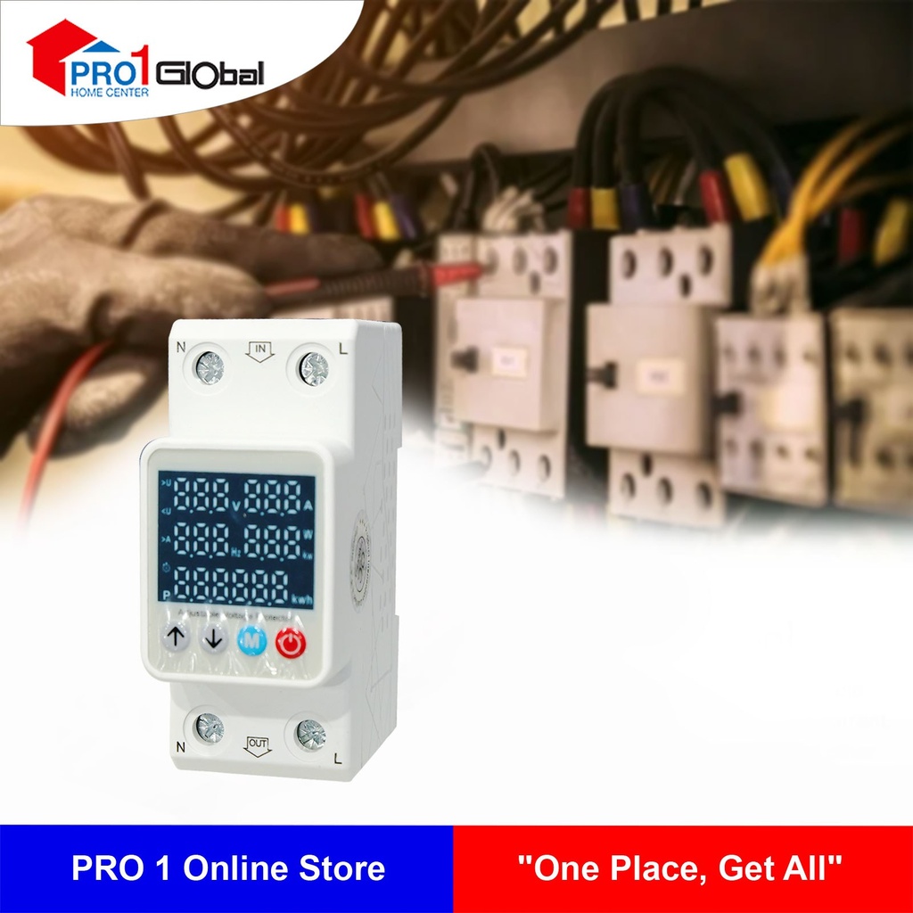 [2000000514192] LOGO Safeguard Breaker 2Px63A 220V V+A+KWH