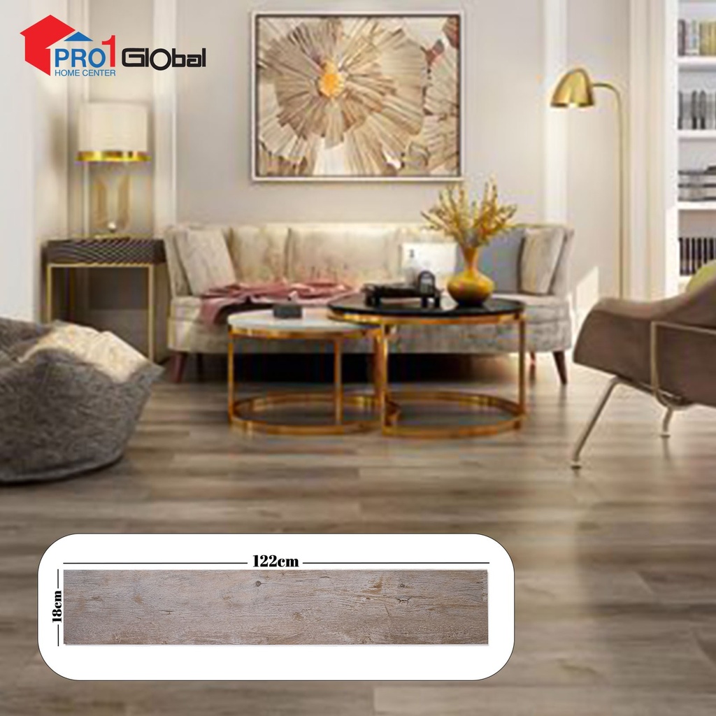 [2000000658520] Cotto SPC Floor LT LUDO Oak 4106(4.0/0.3mm) (18x122)cm