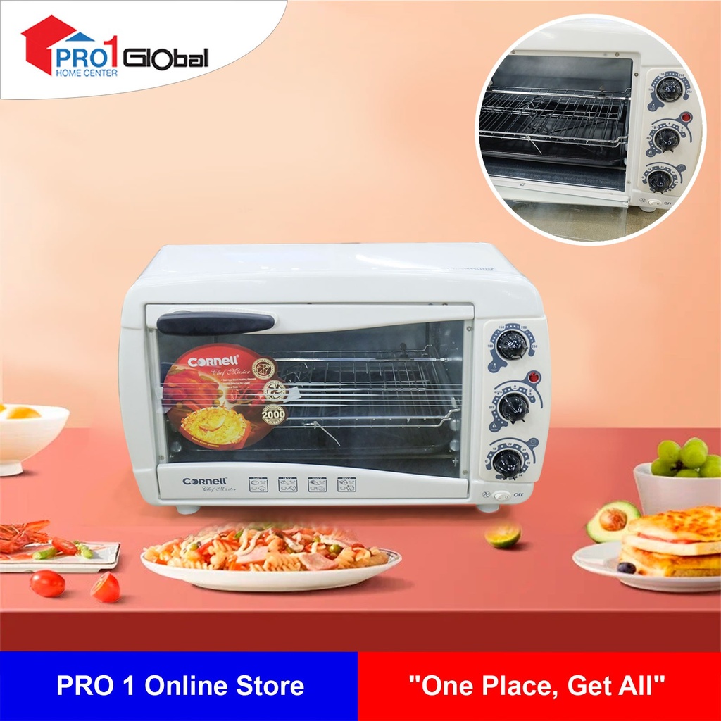[9557528001664] CORNELL Electric Oven CCO-38(28Ltr, 2000W)