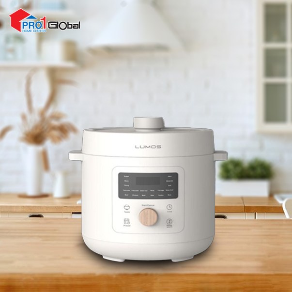 [2000000611693] LUMOS Pressure Cooker PCK1600CRM (6L,1200W)