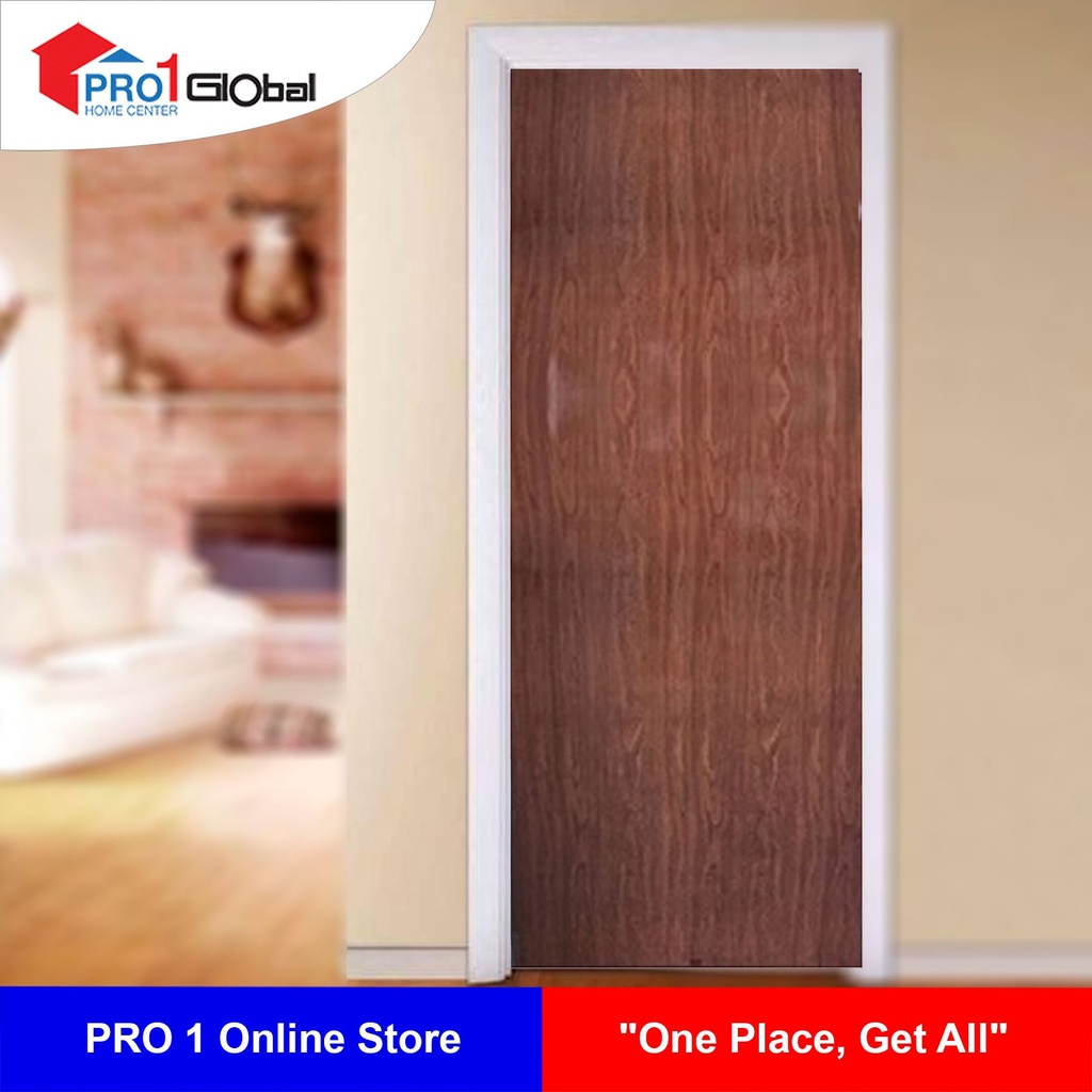 [2000000195902] DINO PVC Door 1DNL7181MH 700×1800MM Mahogany