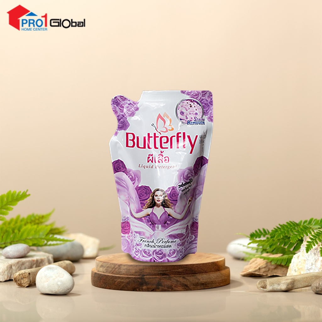 [5056376200624] MCE BUTTERFLY Liquid Detergent Refill Purple (400ml)