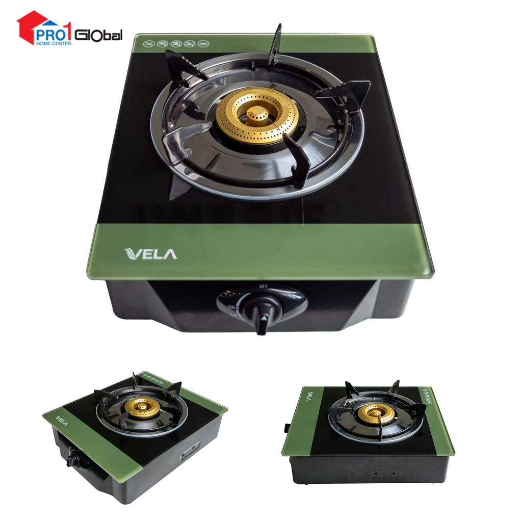 [2000000702896] VELA Single Portable Gas Hob GK-GS011 (371x310x100)mm.