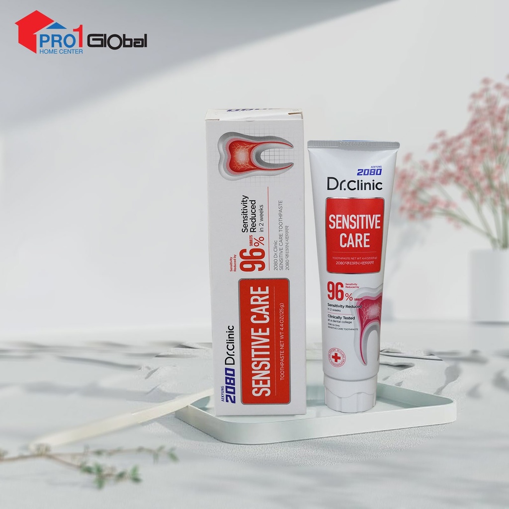 [8801046371022] AQL 2080 DR.Clinic Toothpaste Sensitive Care (125g)