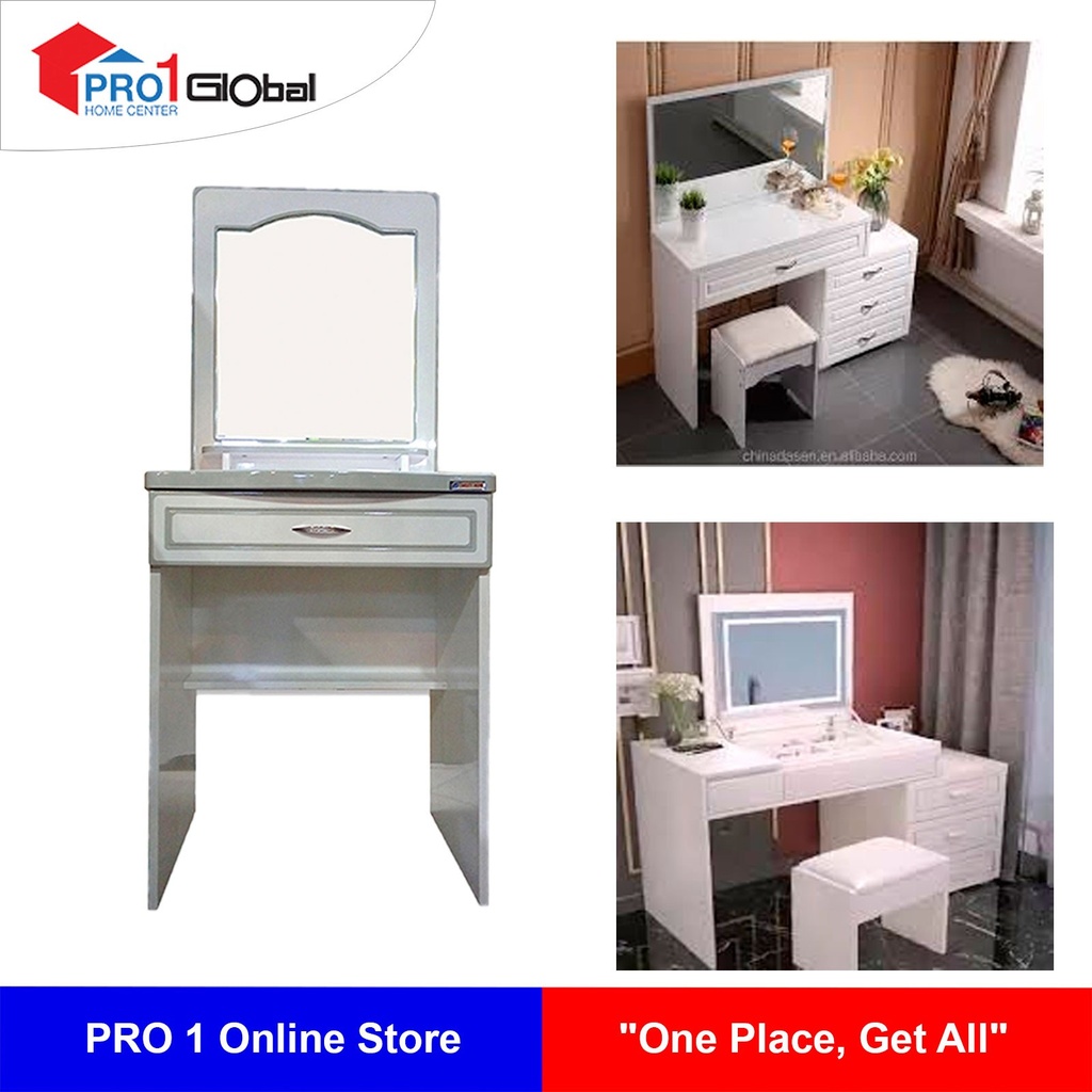 [2111201033327] SH Gray & White Dressing Table GWDT-3332(600x460x1450mm)