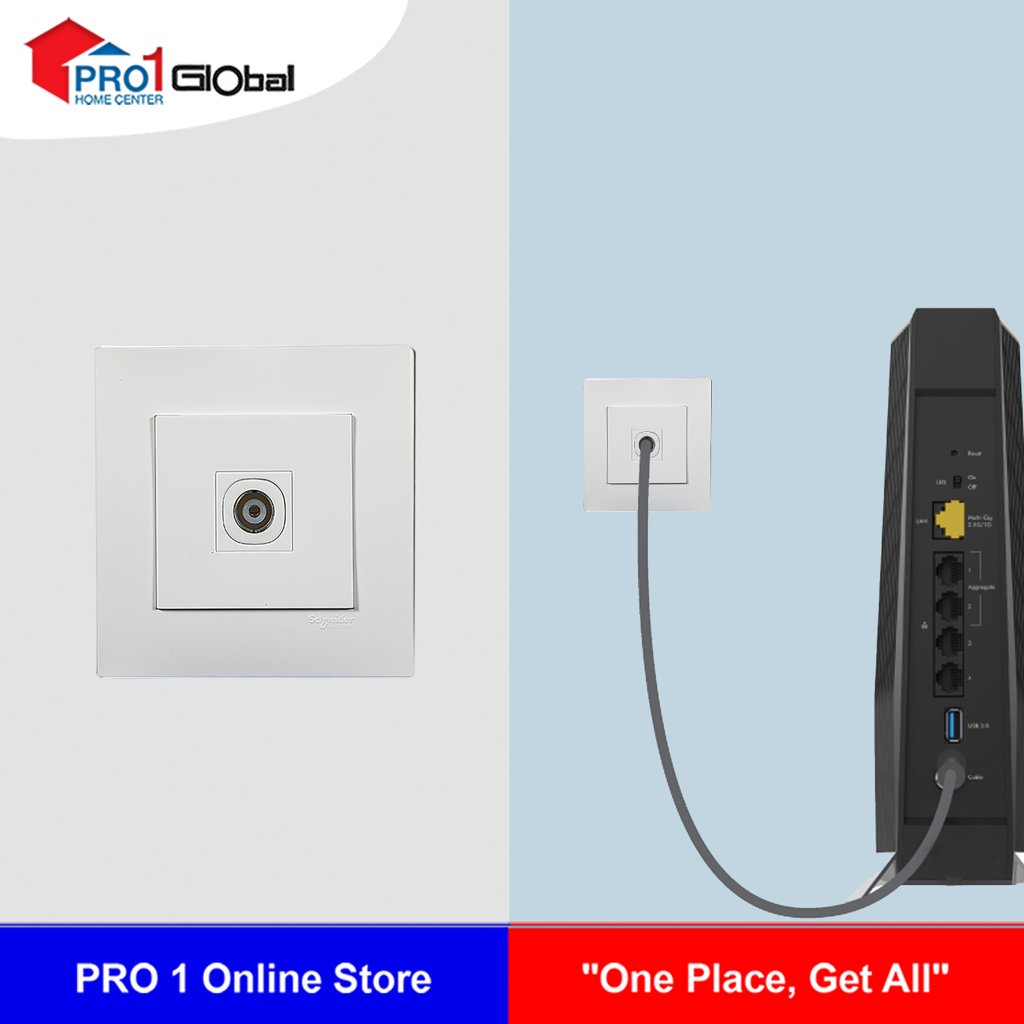 [1002040012102] (Discon) Schneider Vivace 1G TV Outlet