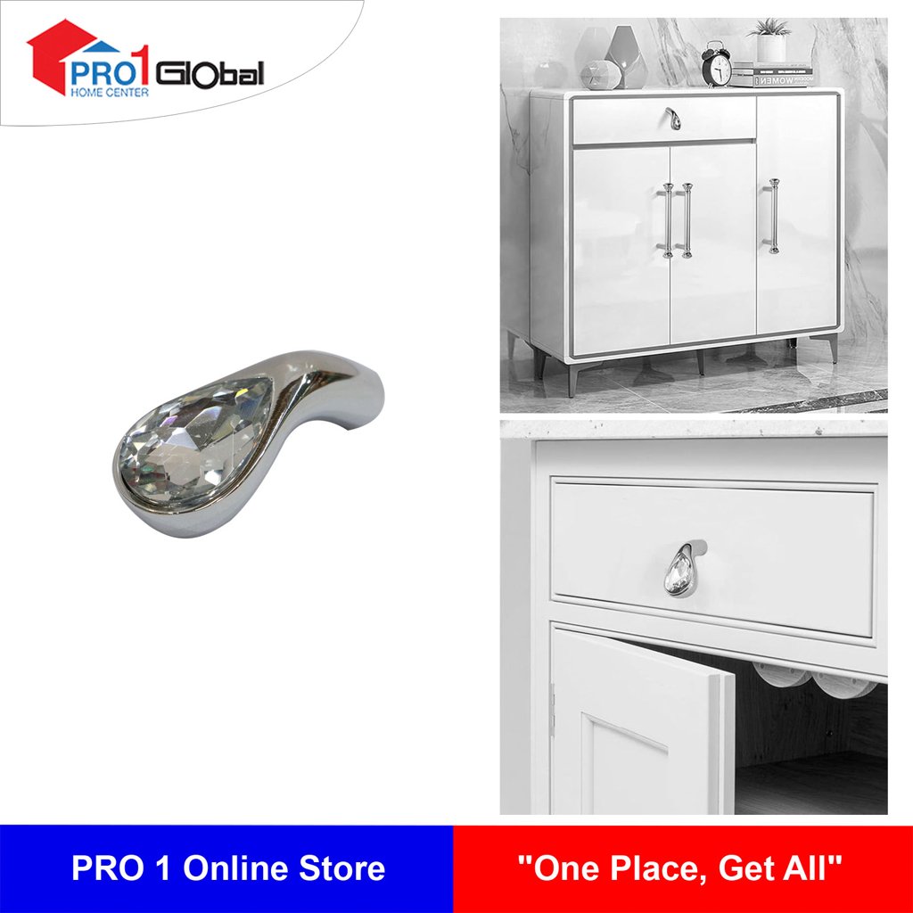 [2000000440705] Tomos Drawer Handle LSA0030 Single Hole Silver [ASM]