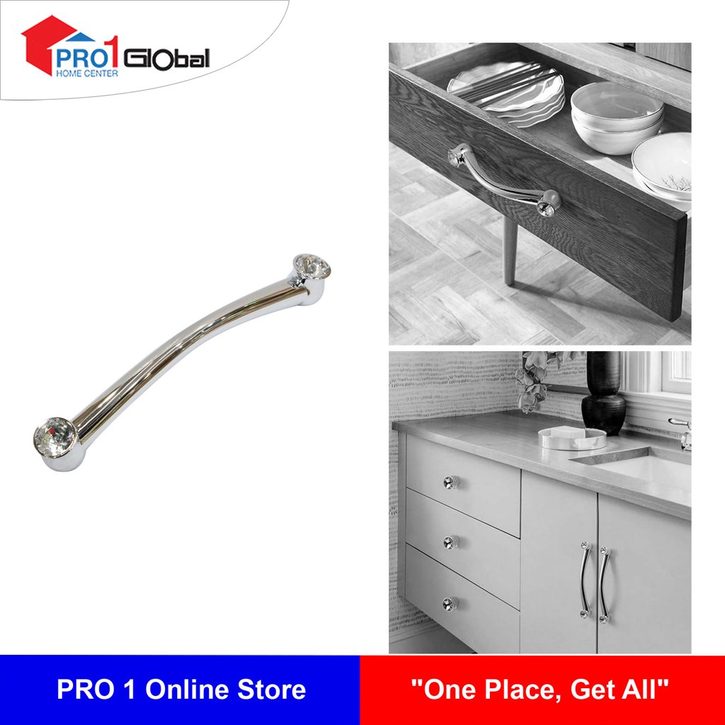 [2000000440842] Tomos Drawer Handle LSA0044 Silver 128mm [ASM]