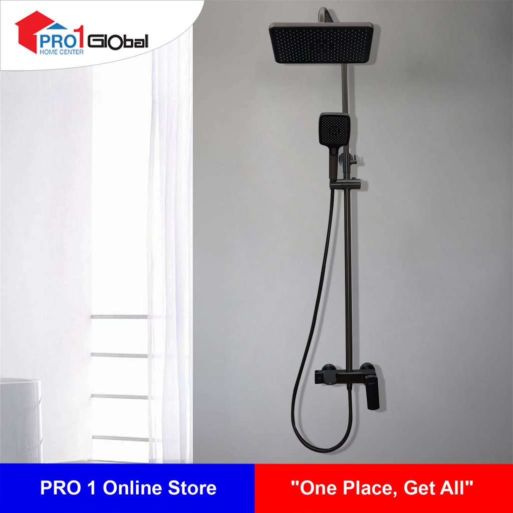 [2000000514864] NEULUX Shower Set NEX860B-5(Black)