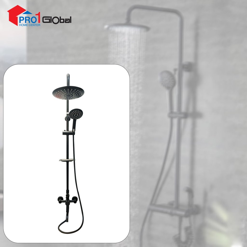 [8858652423867] DUSS Mixer Rain Shower Set RS009CI/KA302 (Circle)