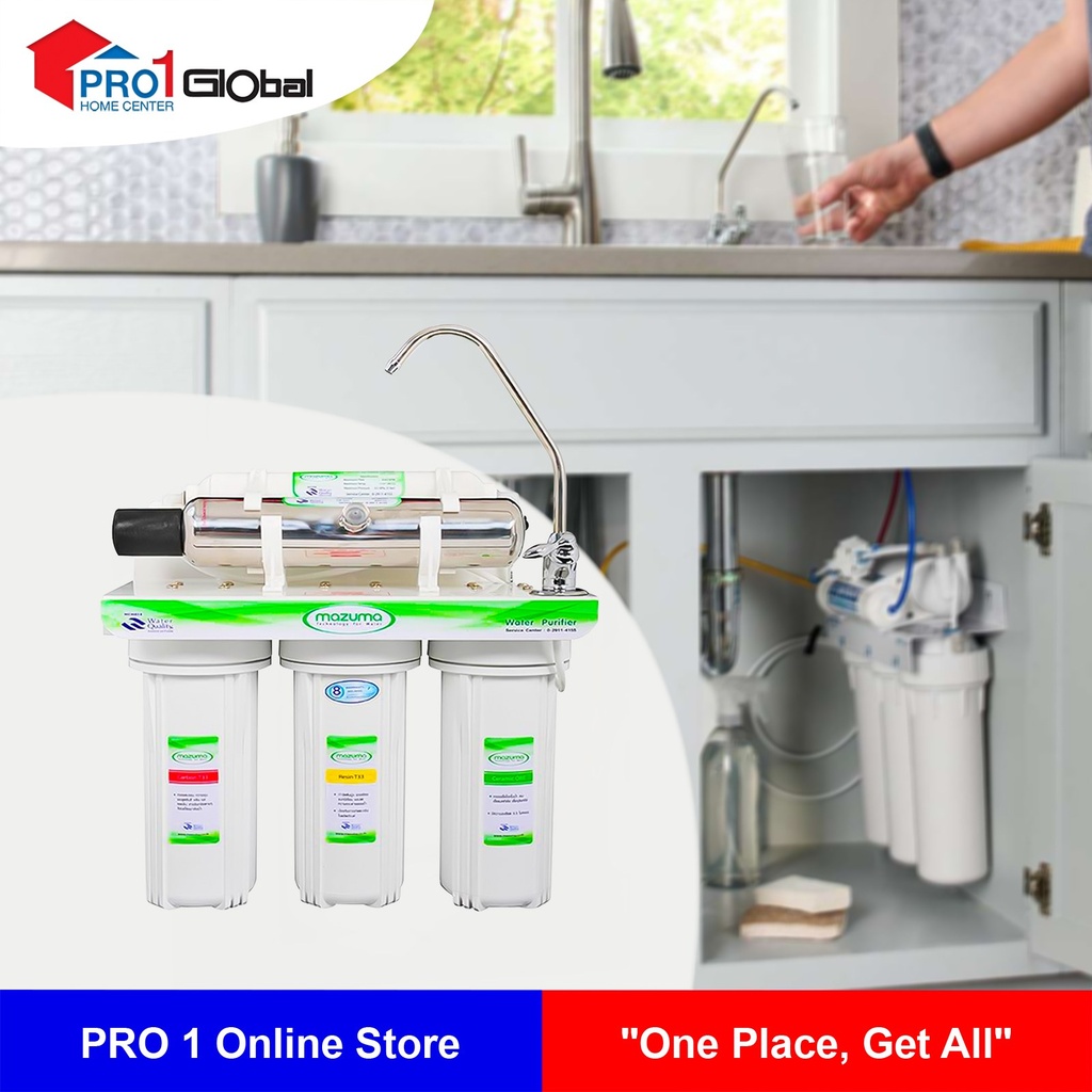 [2000000024752] Mazuma Water Purifier AQ-40CR (5Step/Ceramic)