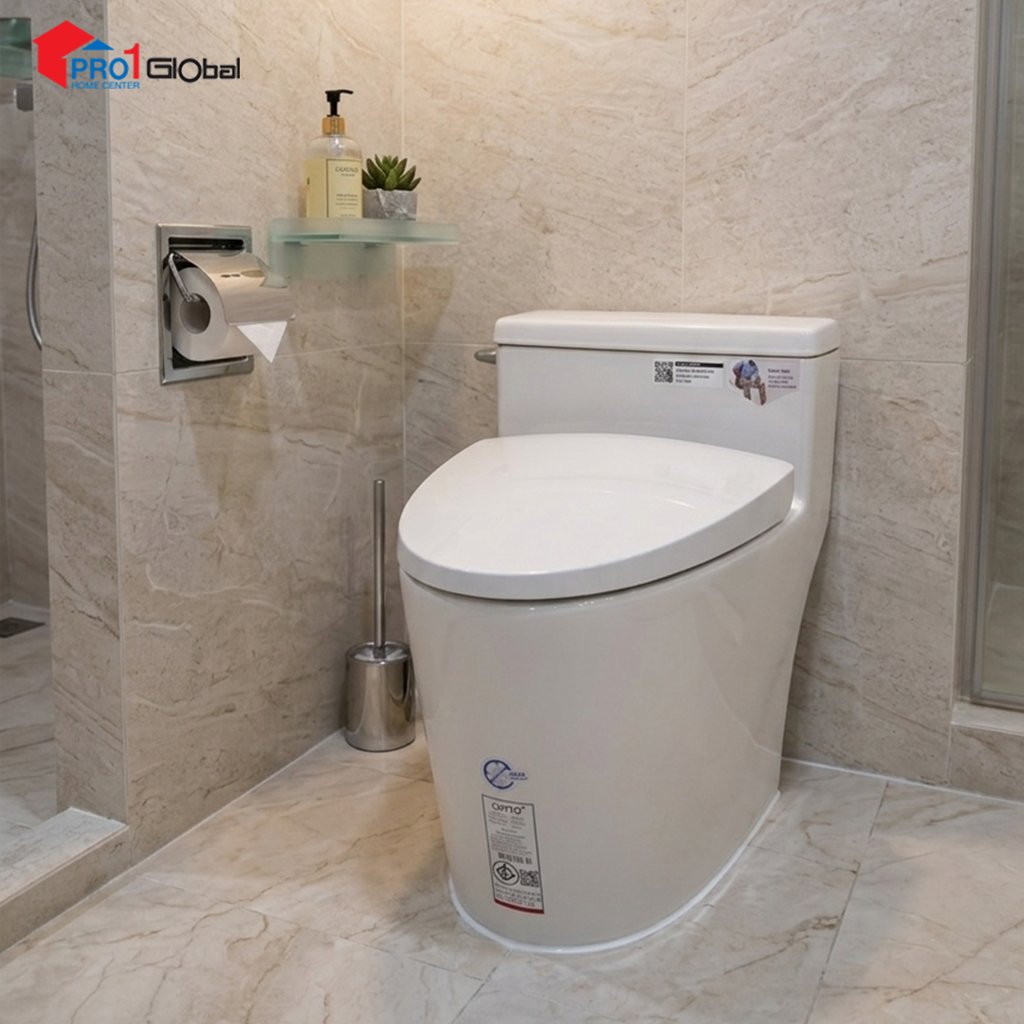 [8852425142351] COTTO One Piece Toilet(UC+) RIVIERA PRO S-Trap C105257 (480x750x590)mm WH