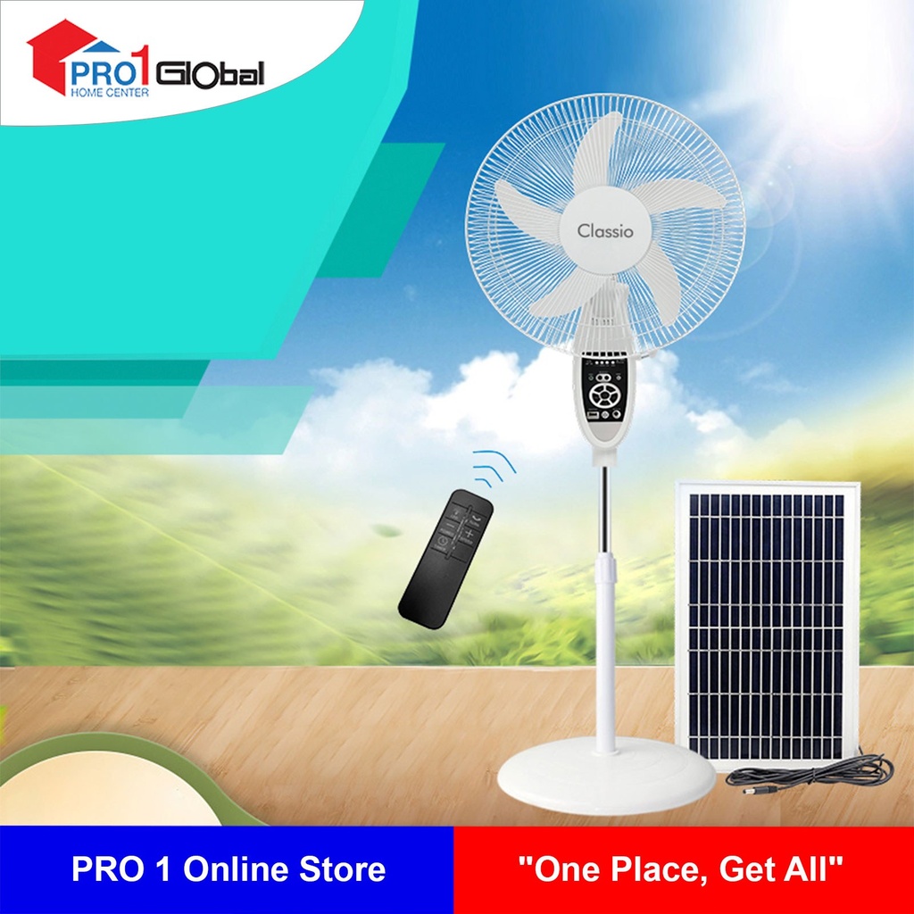 [2000000503264] Classio Rechargeable Stand Fan XD-FAN6 (16in)