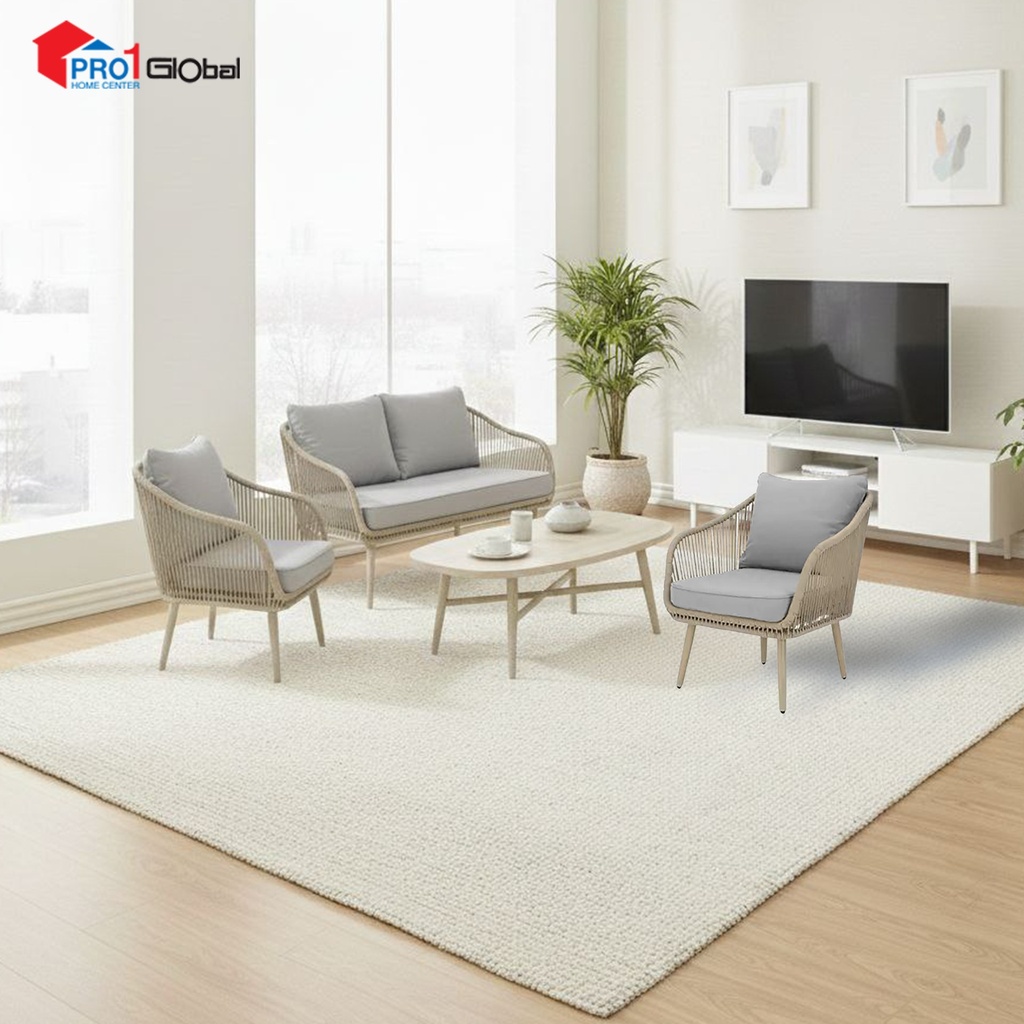 [2000000610856] Comfy Outdoor Sofa Set MLM-210946 (81x72)cm