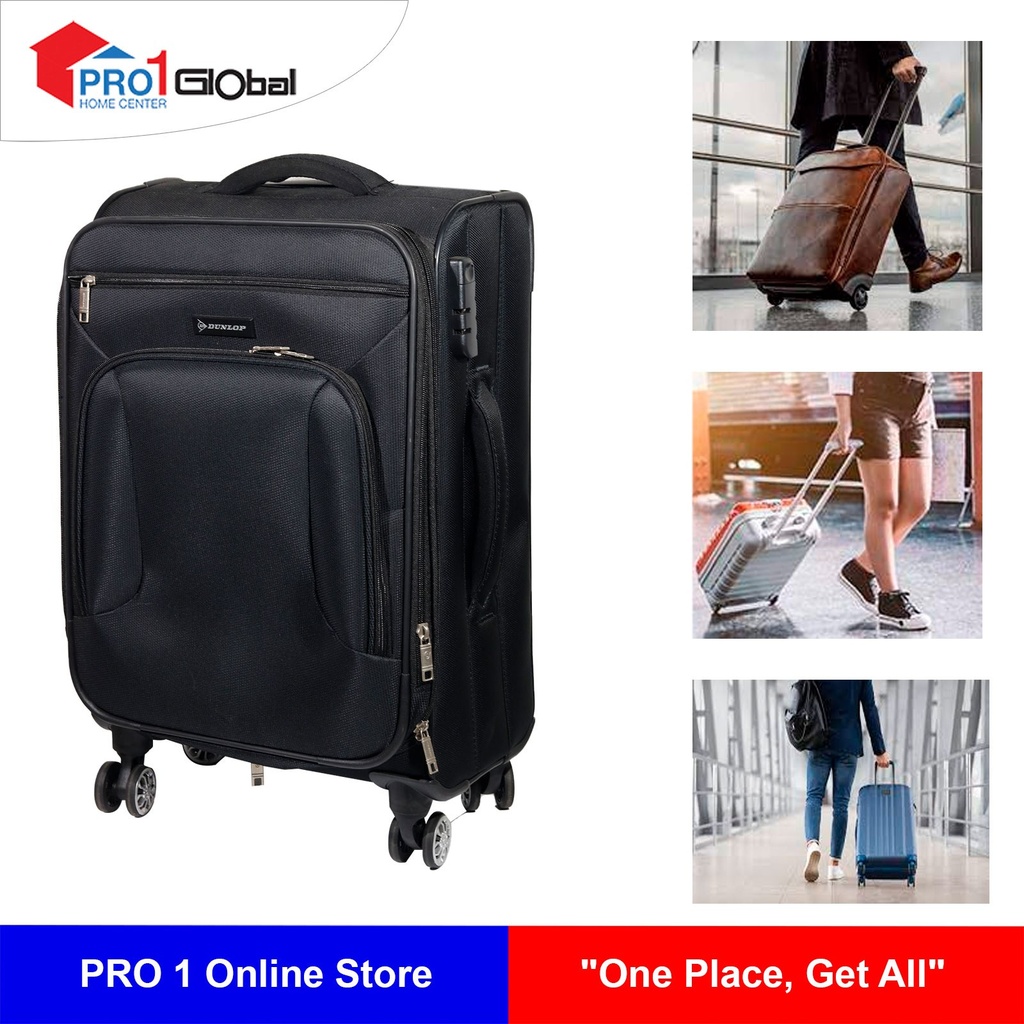 [2000000490113] Dunlop Luggage Bag 25in (BK)