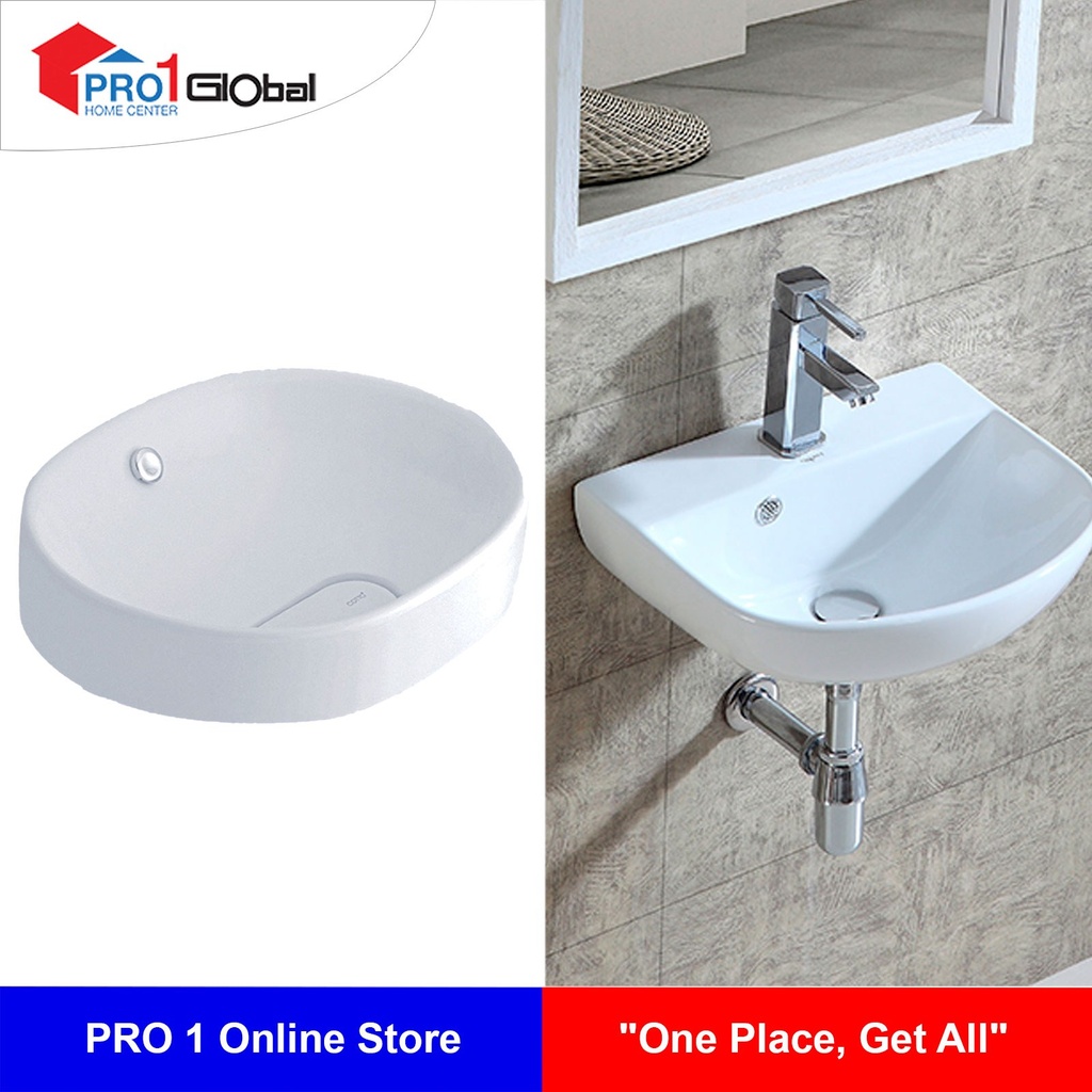 [8852425449603] COTTO Above Counter Basin OLIX C00257 (520x404x200mm)WH