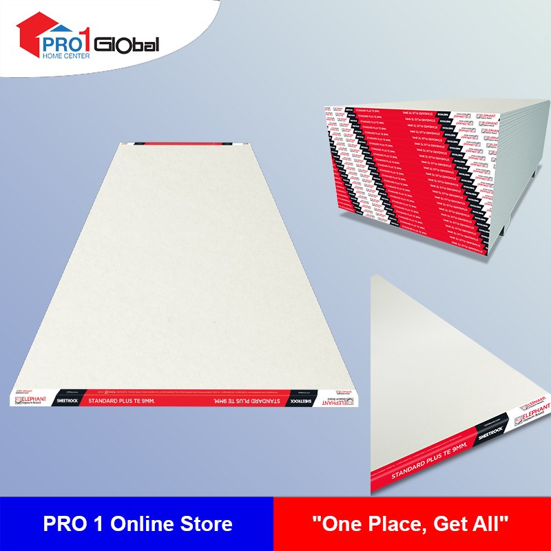 [0301010001001] SCG Gypsum Board (4ft x 8ftx9mm)Red Standard Board