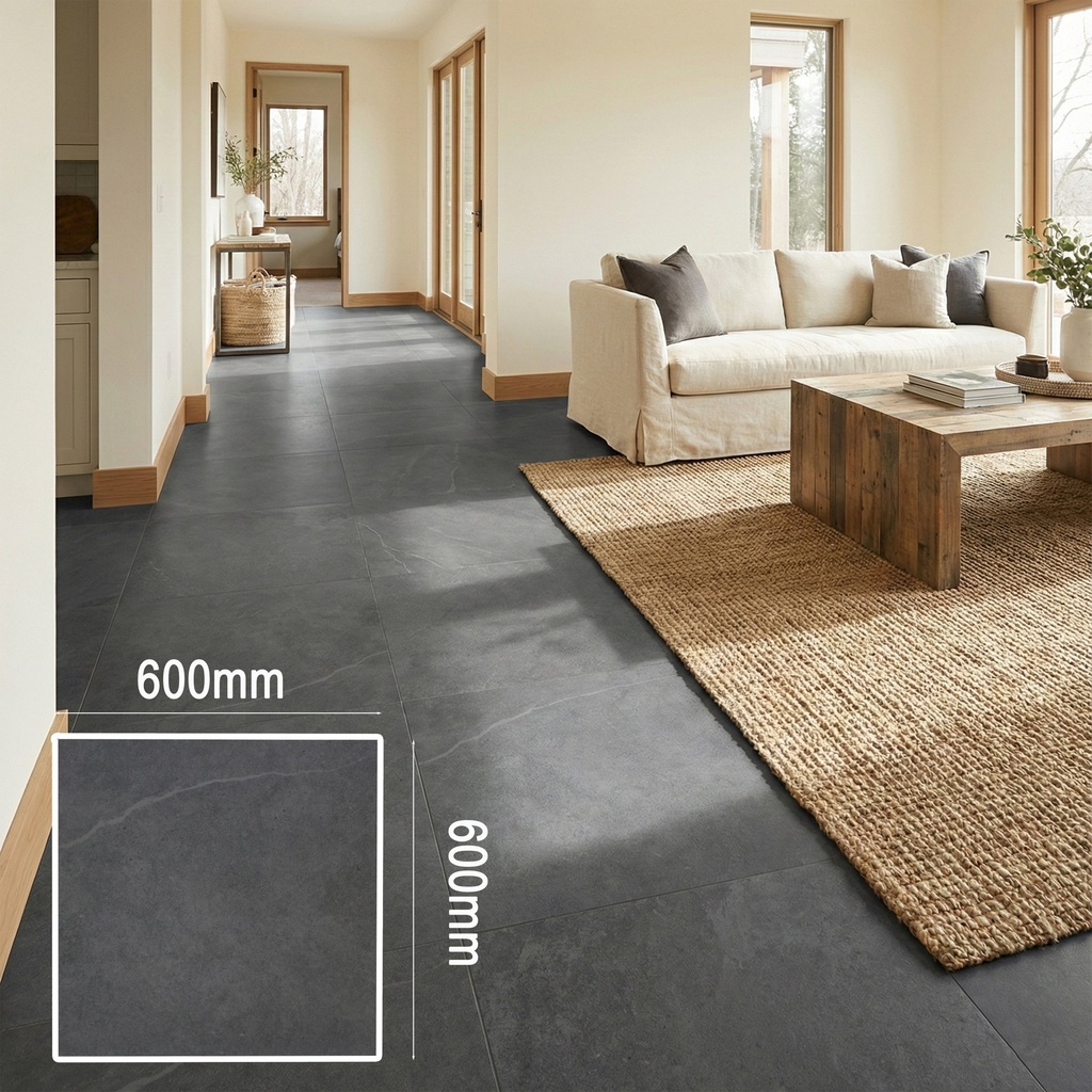 [2000000283555] Marcopolo Glazed Porcelain ZF6655S Pietra (600X600)mm