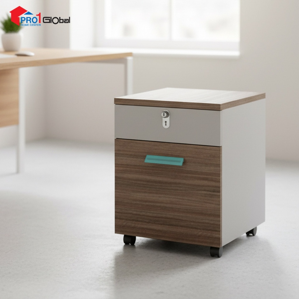 [2000000614151] Homely 2Drawer Cabinet H10-12 (40x44x63)cm