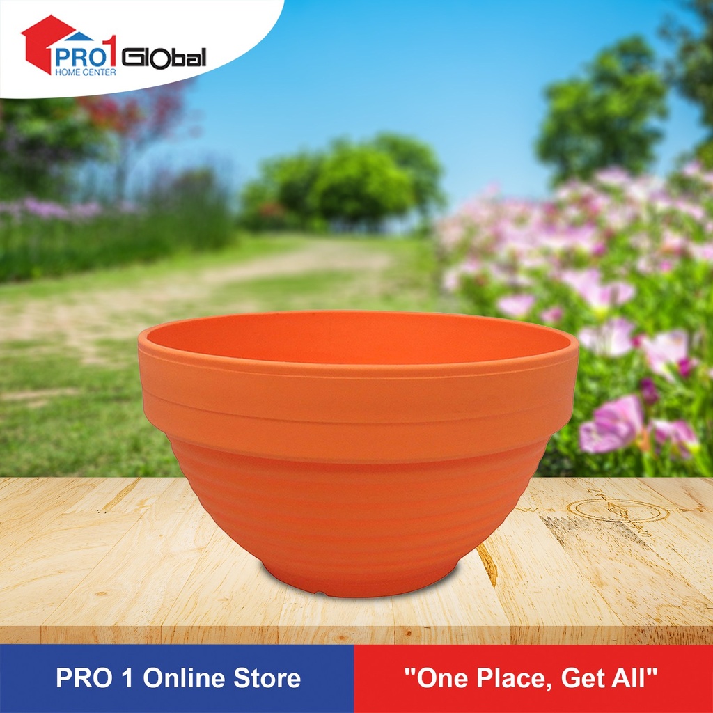 [9555046442075] BABA Pot Round BI-202 (L163xH85)mm (Blaze Orange)