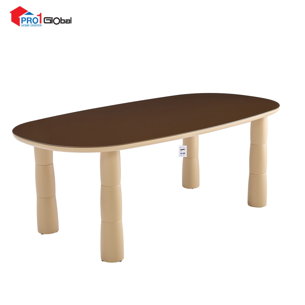 [2000000674117] Comfy Tempered Glass Dinning Table DT192 (L210xW106xH75)cm