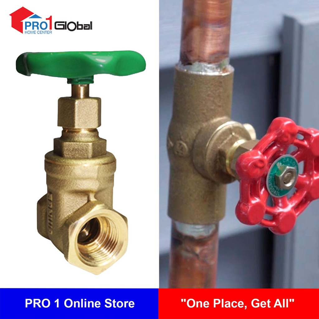 SANWA Brass Gate Valve Size (2in)