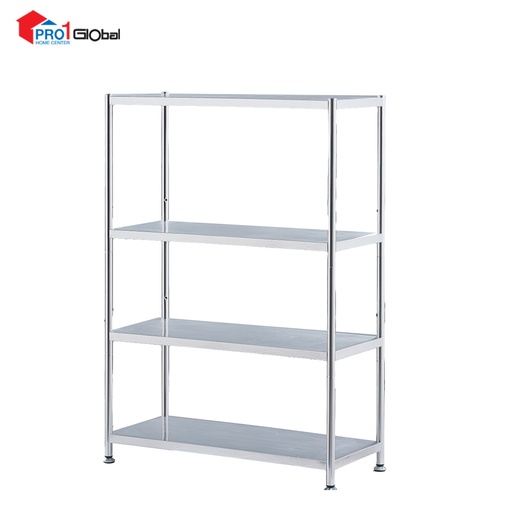 I Clean 4Tier Stainless Steel Rack NO-354-70 (83x42.5x15)cm Silver
