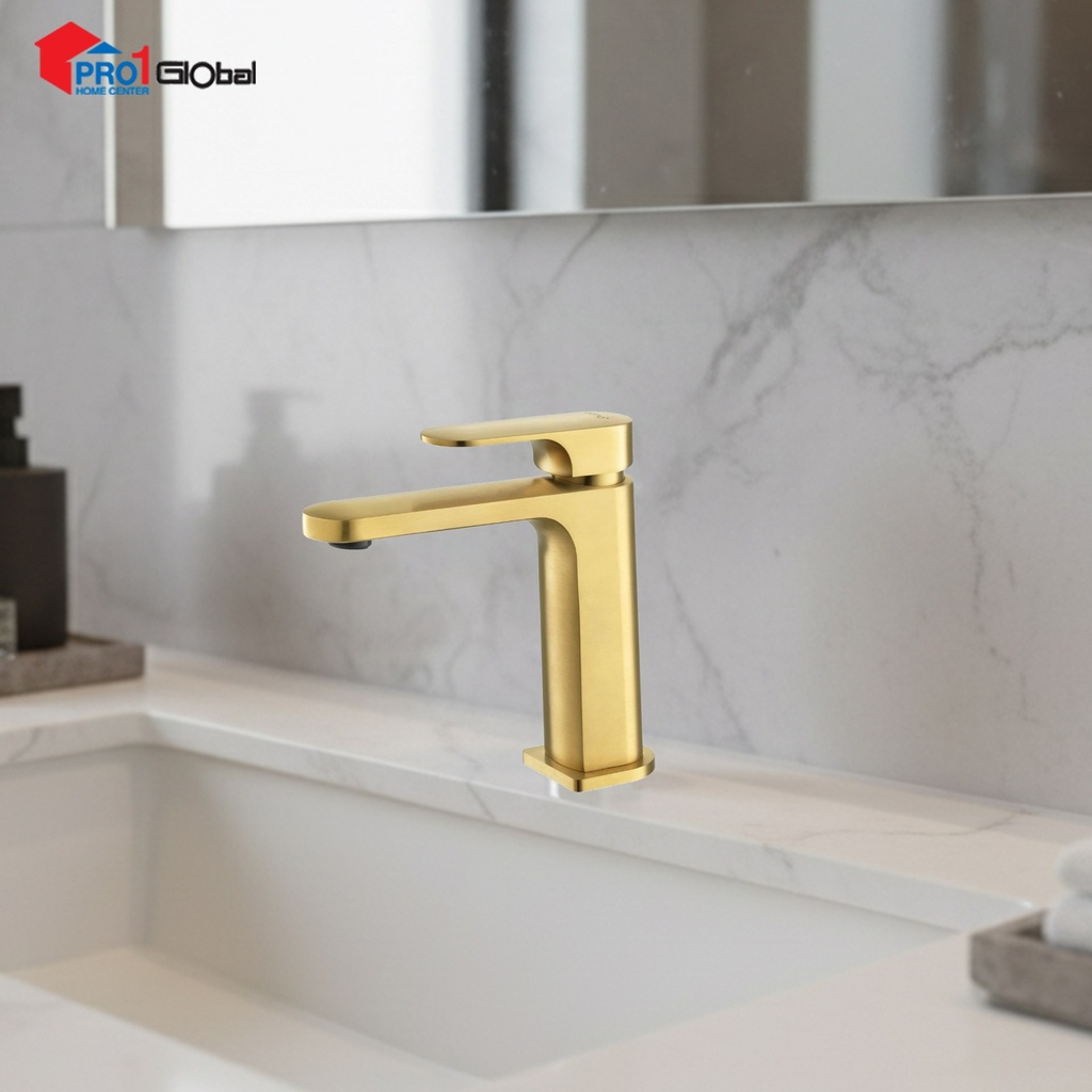 COTTO Cold Basin Faucet LEOS CT1293A#BGR(Gold)