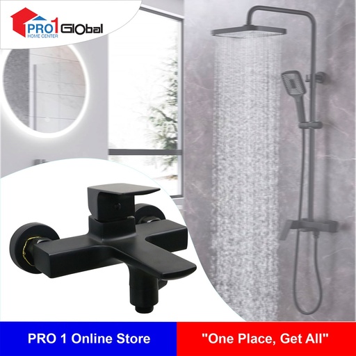 NEULUX Bathtub Mixer NEX860B-4(Black)