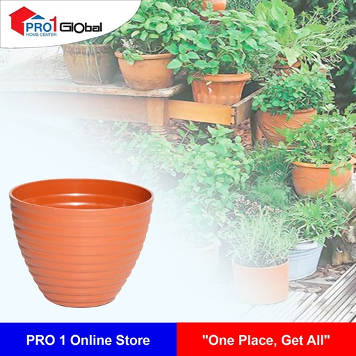 BLOOM Flower Pot 2JX004-1 (W20.5xL20.5xH15.3)cm (Red)