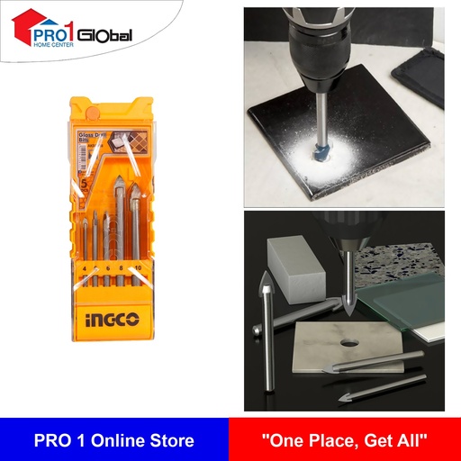 INGCO Glass Drill Bits AKD7058 (5PCS)