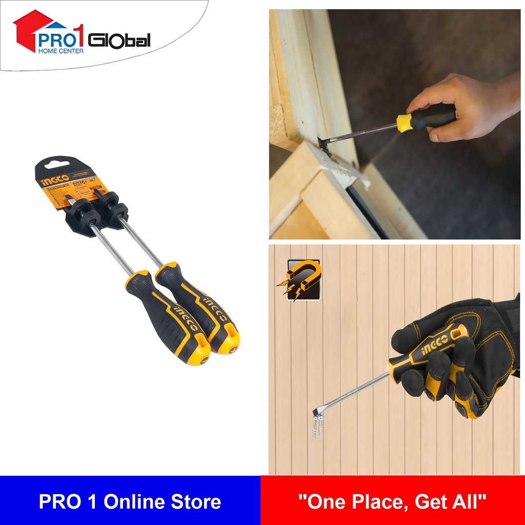 INGCO Screwdriver Set HKSD0248 (2PCS)