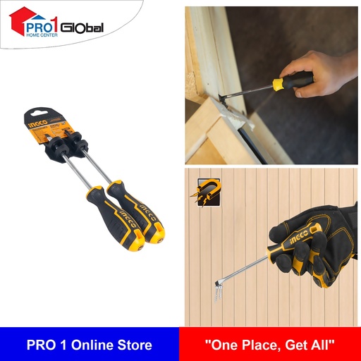 INGCO Screwdriver Set HKSD0248 (2PCS)