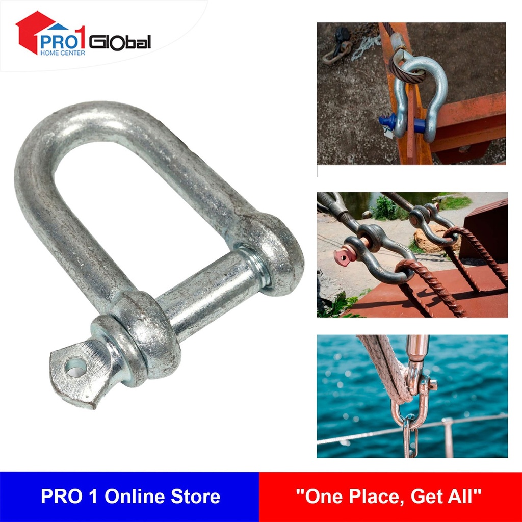 Baho Galved D Shackles No-10(3/8in)