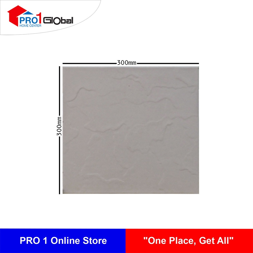 Chaiyo Ceramic Z21GYA40100161A1 Chai Phetchara White (300x300)mm