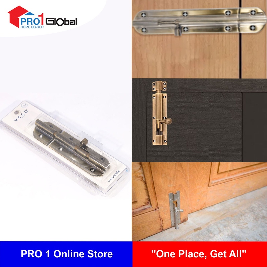 VECO Door Bolt WL34 AB SAVE