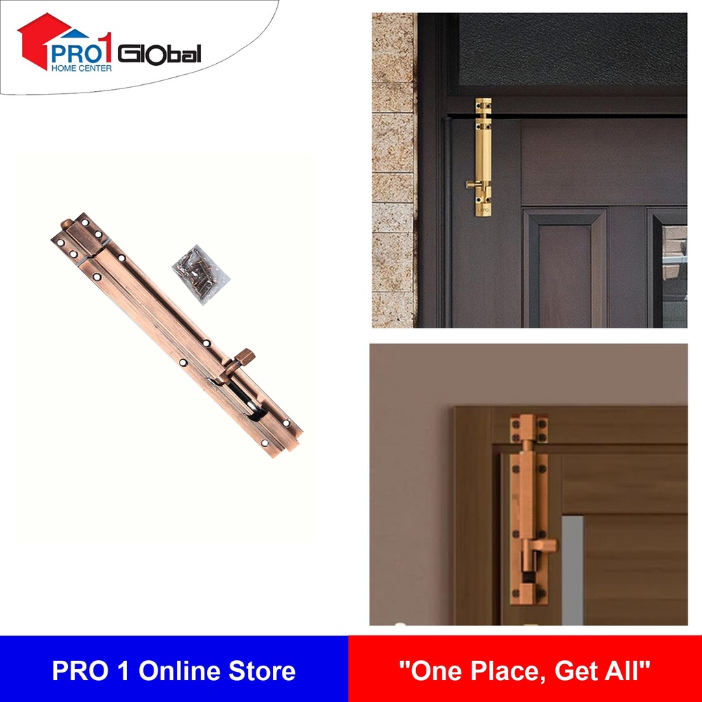 Golden Hill Alu Door Bolt 10in (AC)