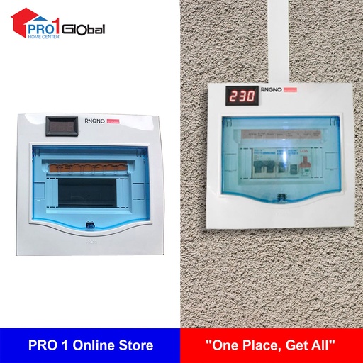 Rngno 10Ways DB Box with Digital Voltmeter