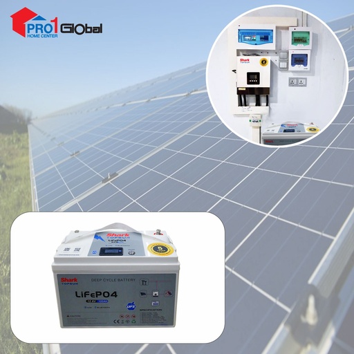SHARK TOPSUN LifePo4 Lithium Battery STS 12.8V 100AH