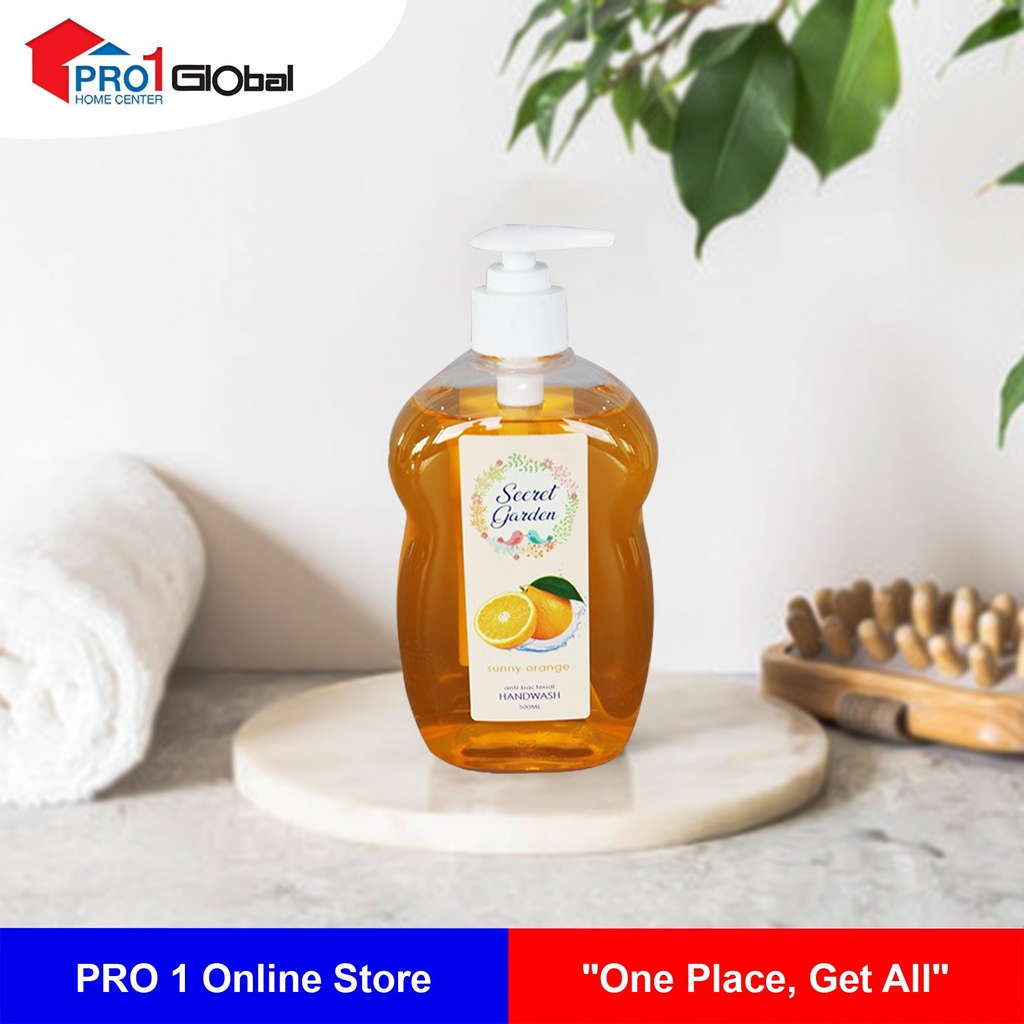AP Secret garden Anti-Bac Handwash Orange (Pump) 500ml