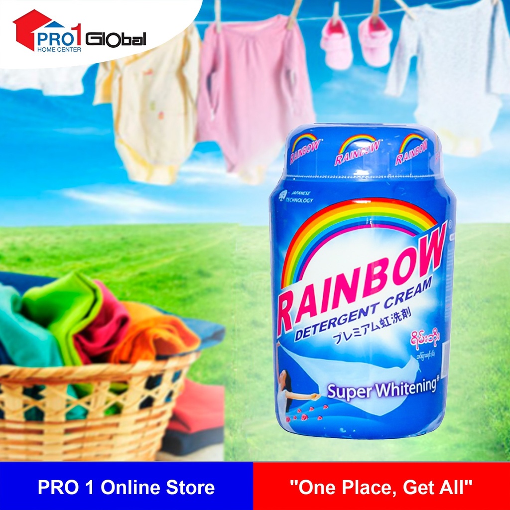 MCE RAINBOW Detergent Cream Super White (Bottle) 900 g