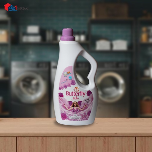 MCE BUTTERFLY Liquid Detergent Purple (2Kg.)