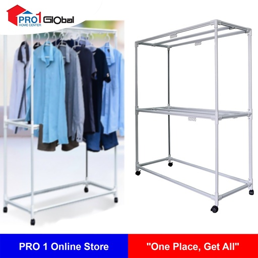 IM Sanki Metal Hanging Rail HR-15CC2 1.50 M (White)