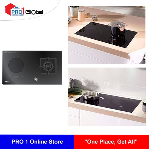 Prato Induction and Gas Hob PRTKHB782IGTG1