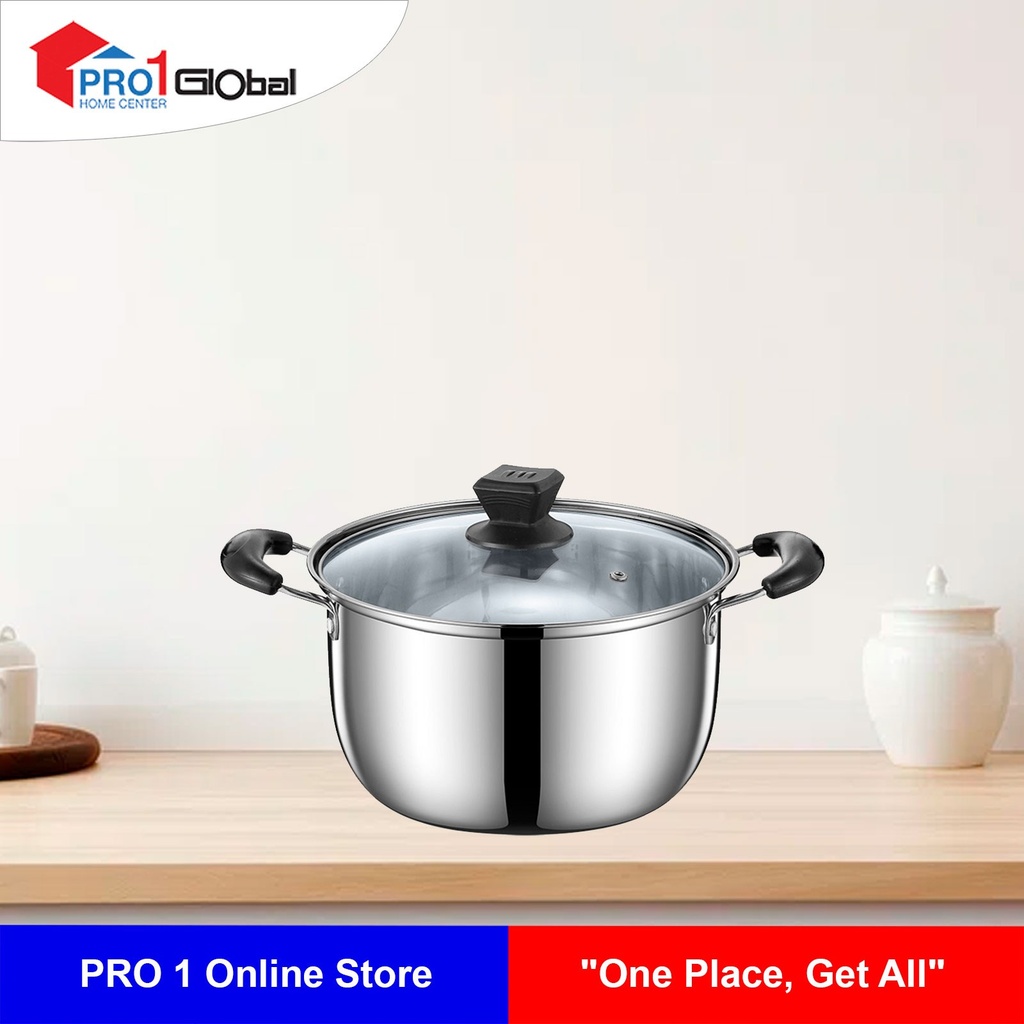 Cheffy Steel Pot LY1-3 (24x24x12.8)cm