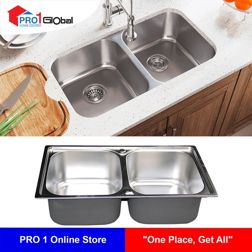 Yili Steel Sink 8248 (820x480x230)mm